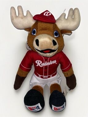 Tacoma Rainiers Rhubarb Mascot Factory Plush AAA Baseball Souvenir 10”